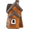 Clayre & Eef Dekoracja Dom 20x11x16 cm Pomarańczowo-Szara