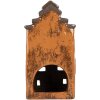 Clayre & Eef Dekoracja Dom 13x10x24 cm Szaro-Pomarańczowy