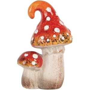 Clayre & Eef 6CE2206 Dekoracyjne Grzyby 8x6x12 cm