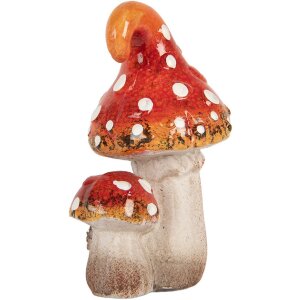 Clayre & Eef 6CE2206 Dekoracyjne Grzyby 8x6x12 cm