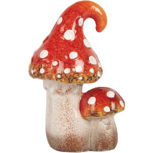 Clayre & Eef 6CE2206 Dekoracyjne Grzyby 8x6x12 cm