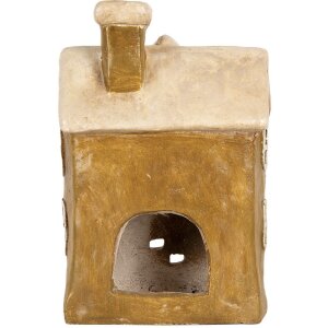Clayre & Eef Dom Dekoracyjny 23x15x33 cm Brąz-Beż