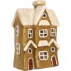 Clayre & Eef Dom Dekoracyjny 23x15x33 cm Brąz-Beż