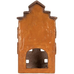 Clayre & Eef 6MG0124 Dekoracja Dom 20x15x34 cm Pomarańczowo-Szara