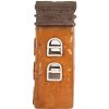 Clayre & Eef 6MG0124 Dekoracja Dom 20x15x34 cm Pomarańczowo-Szara
