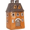Clayre & Eef Dom Dekoracyjny 23x17x37 cm Pomarańczowo-Szary