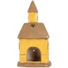 Clayre & Eef Dom Dekoracyjny 23x17x43 cm Żółto-Brązowy