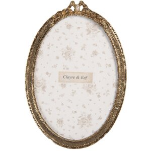 Clayre & Eef 2F1291 Ramka na zdjęcia 10x14 cm złota