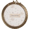 Clayre & Eef Ramka na zdjęcia 10x11 cm złota