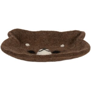 Clayre & Eef 66302 Miska Filcowa Niedźwiadek 15x13x3...