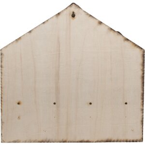 Clayre & Eef 66307 Wieszak z domkami z filcu 40x13x40 cm