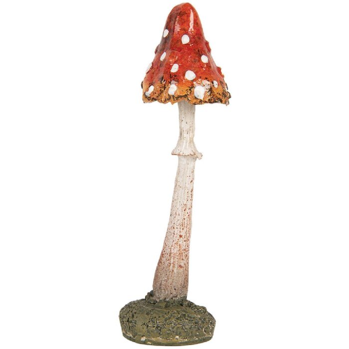 Clayre & Eef Pilz 4x4x12 cm – Dekoracyjny Grzyb