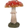 Clayre & Eef 6PR5746 Dekoracyjna figurka grzyba Ø6x8 cm czerwono biała