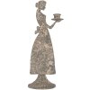 Clayre & Eef Świecznik Kobieta 10x8x26 cm