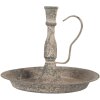 Clayre & Eef Świecznik Ø 23x19 cm Żelazo