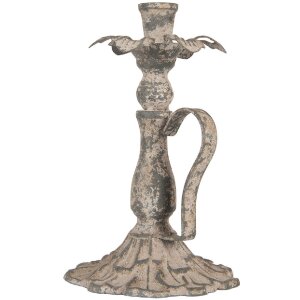Clayre & Eef Świecznik Żelazny Ø 15x23 cm