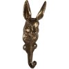 Clayre & Eef 6Y5891 Hak Ścienny Złoty 7x4x18 cm