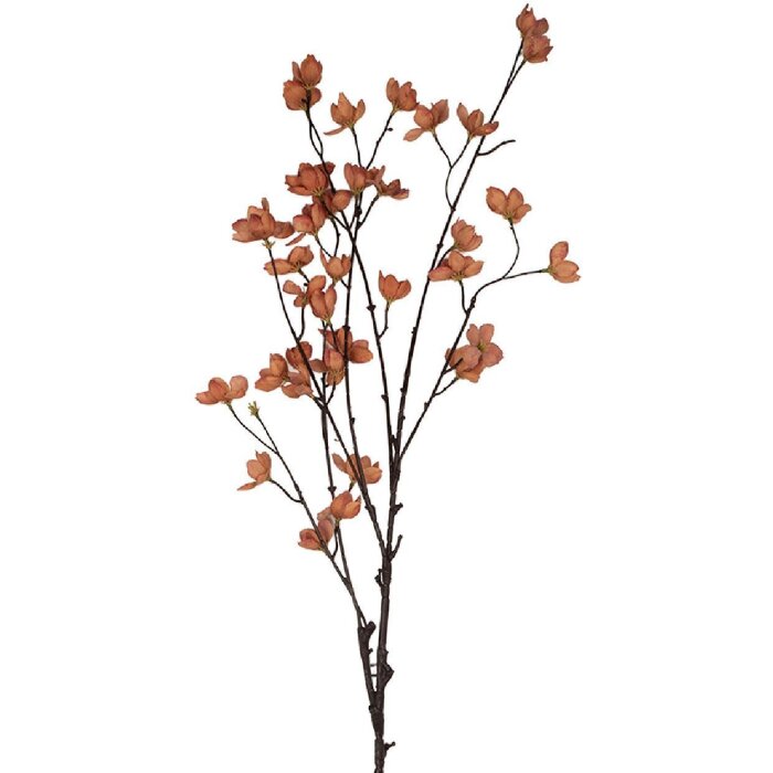 Clayre & Eef Sztuczna Roślina Pomarańczowo-Brązowa 8x8x110 cm