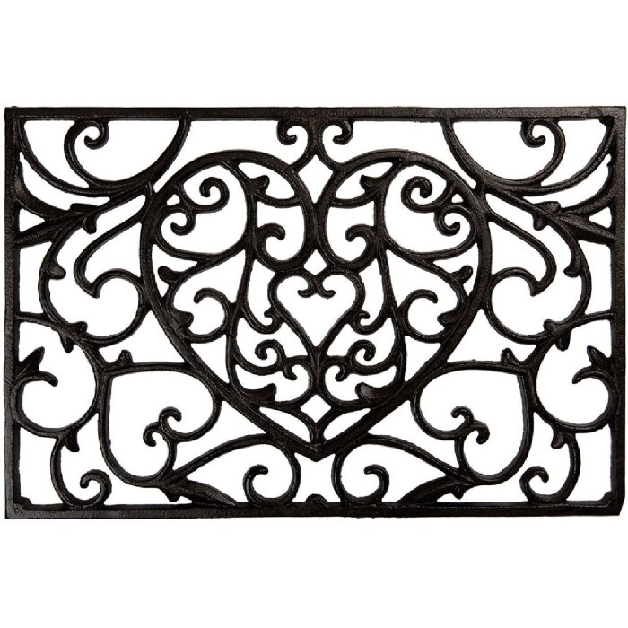 Clayre & Eef 5Y1290 Mata do Drzwi Żelazna 59x39x2 cm Braun