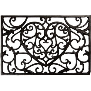 Clayre & Eef 5Y1290 Mata do Drzwi Żelazna 59x39x2 cm...