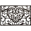 Clayre & Eef 5Y1290 Mata do Drzwi Żelazna 59x39x2 cm Braun