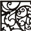 Clayre & Eef 5Y1290 Mata do Drzwi Żelazna 59x39x2 cm Braun