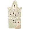 Clayre & Eef Dekoracyjny Dom LED 11x9x22 cm Zielony