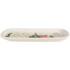 Clayre & Eef 6CE2223 Misa Ceramiczna 30x12x3 cm Biało-Zielona