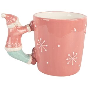 Clayre & Eef Kubek Ceramiczny 400 ml 15x10x11 cm
