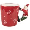 Clayre & Eef Kubek Ceramiczny 400ml 15x10x11 cm Czerwony