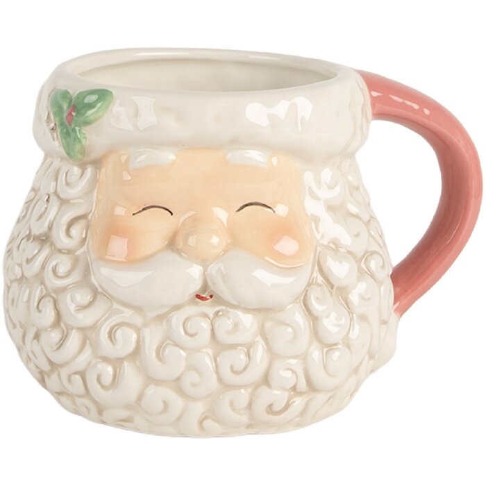 Clayre & Eef Kubek Ceramiczny 550 ml 16x11x10 cm