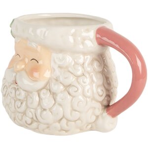 Clayre & Eef Kubek Ceramiczny 550 ml 16x11x10 cm