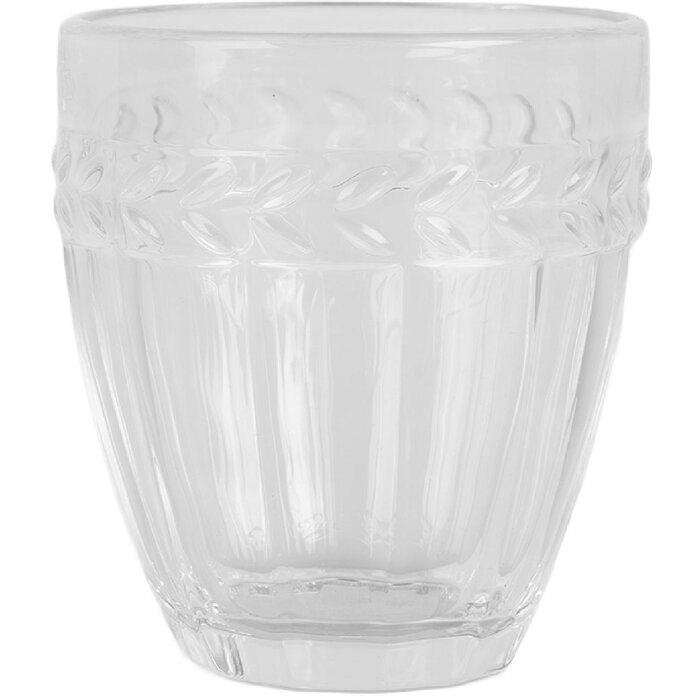 Clayre & Eef Szklanka 250 ml Ø 9x9 cm Transparentna