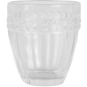 Clayre & Eef Szklanka 250 ml Ø 9x9 cm Transparentna