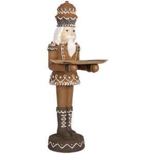 Clayre & Eef 6PR5400 Dekoracja Złamaniec Orzechów 18x15x40 cm