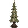 Clayre & Eef 6PR5403 Dekoracja Świąteczna Choinka Zielono-Brązowa 18x41 cm