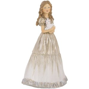 Clayre & Eef 6PR5642 Beżowa Dekoracja Dziecięca 14x11x22 cm