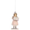 Clayre & Eef 6PR5654 Wisząca Dekoracja Dziecko Różowa 5x5x11 cm