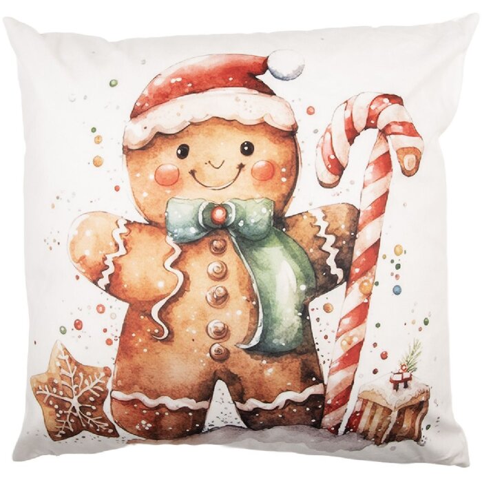 Clayre & Eef Poszewka na poduszkę 45x45 cm KT021.434