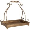 Clayre & Eef Zestaw 2 Misy Dekoracyjne Złote 43x26/34x21 cm