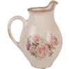 Clayre & Eef Dzbanek Dekoracyjny Beżowo-Różowy 16x12x19 cm