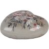 Clayre & Eef Dekoracja Serce 11x11x4 cm Szaro-Różowa