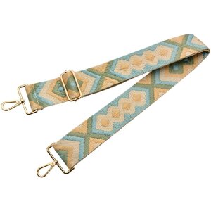 Juleeze JZBS0009 Pasek do torebki 5x140 cm Beżowo-Niebieski