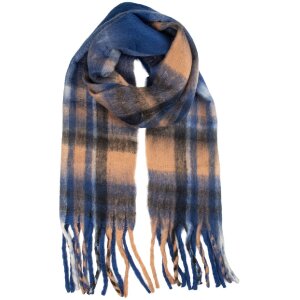 Juleeze JZSC0840BL Szal damski 50x210 cm niebieski