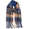Juleeze JZSC0840BL Szal damski 50x210 cm niebieski