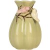 Clayre & Eef Wazon Ø 14x21 cm Zielono-Różowy