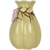 Clayre & Eef Wazon Ø 14x21 cm Zielono-Różowy