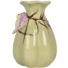 Clayre & Eef Wazon 6CE2314 Ø 10x14 cm Zielono-Różowy