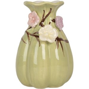 Clayre & Eef Wazon 6CE2316 Ø 10x14 cm Zielony...