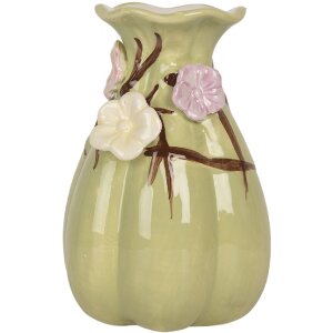 Clayre & Eef Wazon 6CE2316 Ø 10x14 cm Zielony...